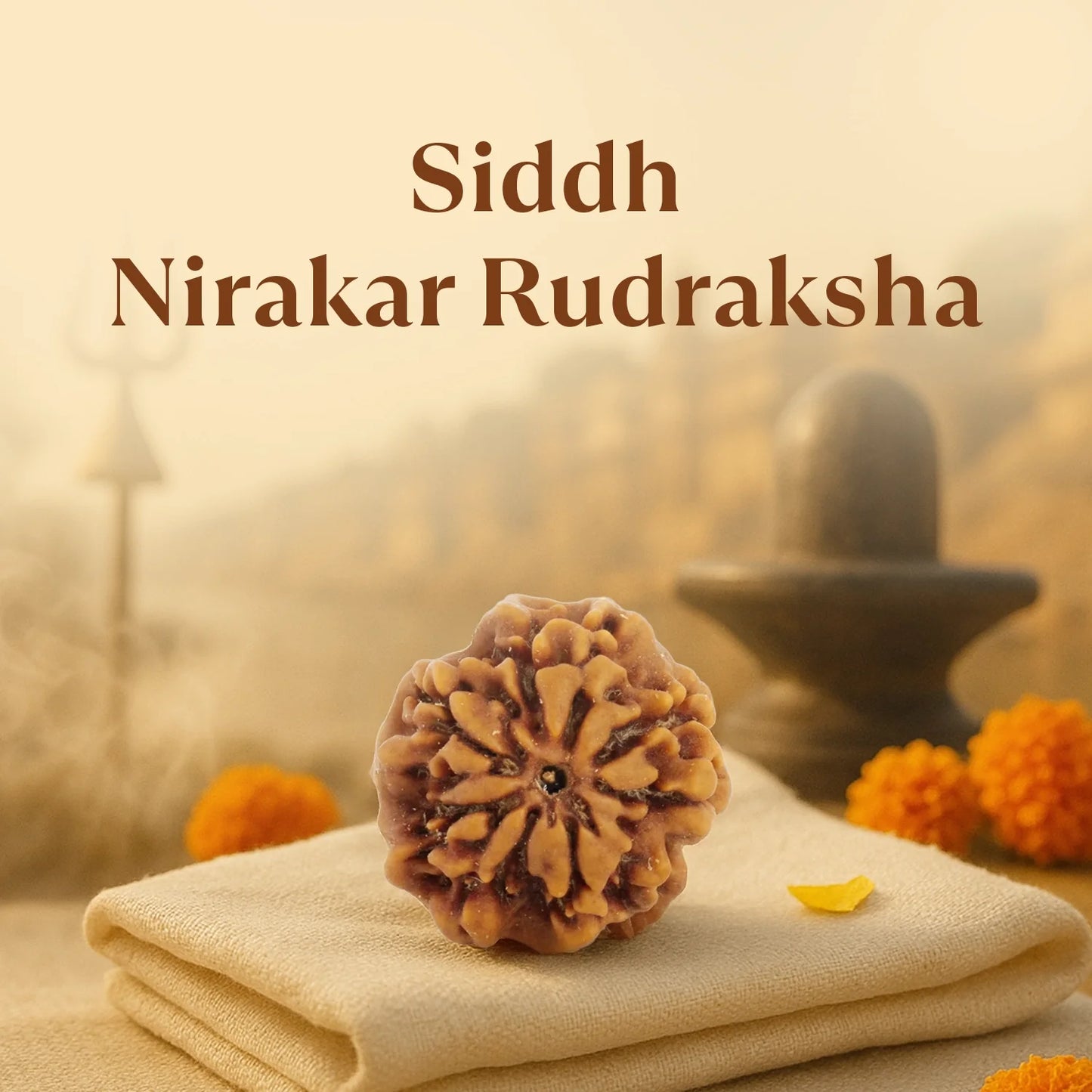Kashi Siddh Nepal Origin Nirakar Rudraksha (0 Mukhi) - 18mm - 22mm