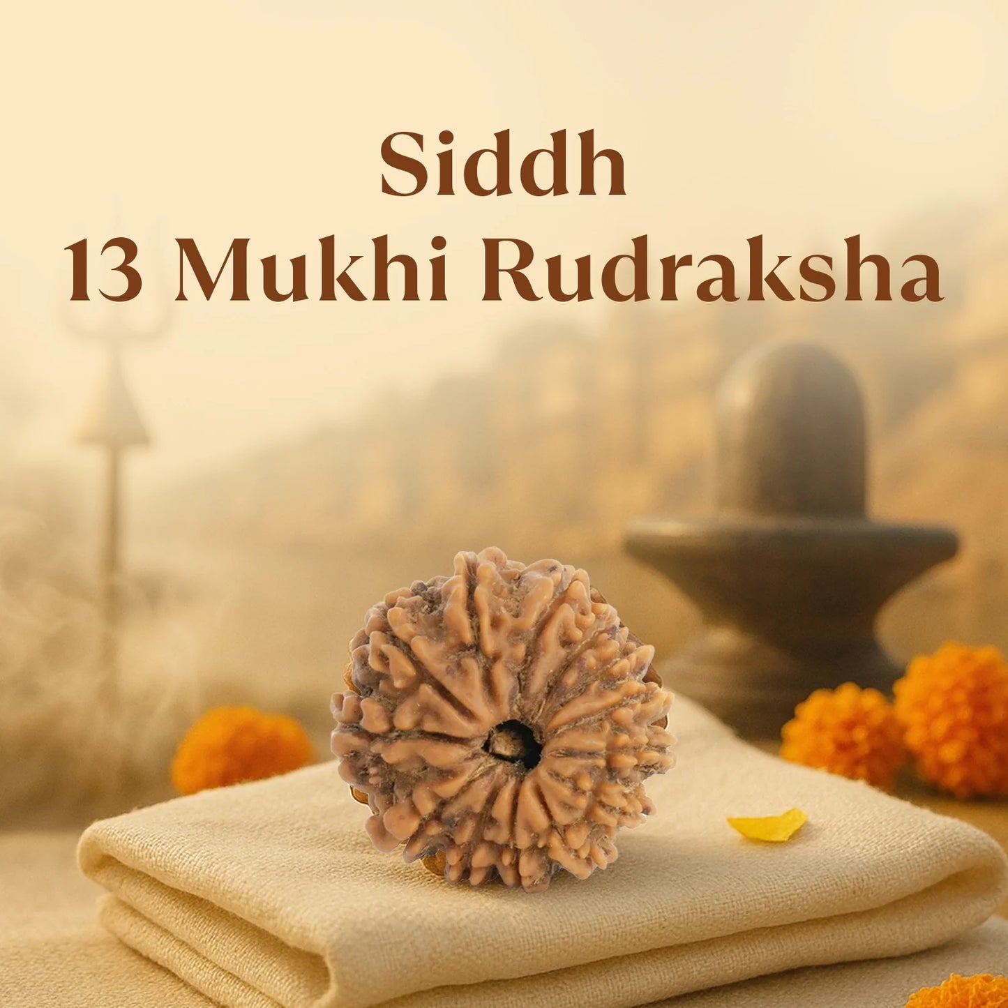 Kashi Siddh Nepal Origin 13 Mukhi Rudraksha - 18mm - 22mm