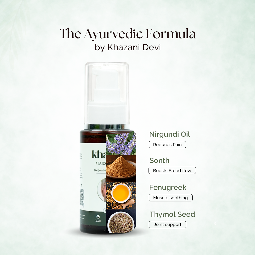 Khazani Massage Oil for Joint & Muscle Pain