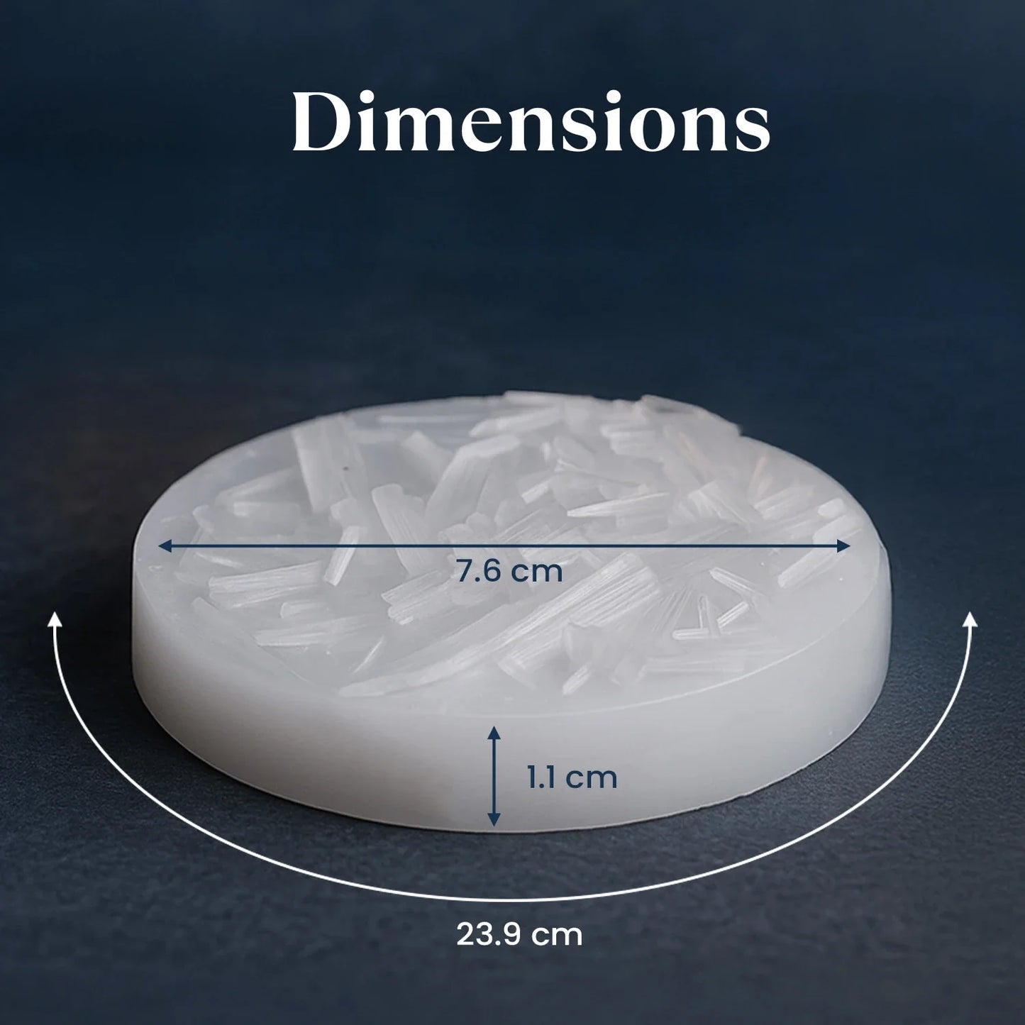 Raw Moroccan Selenite Plate