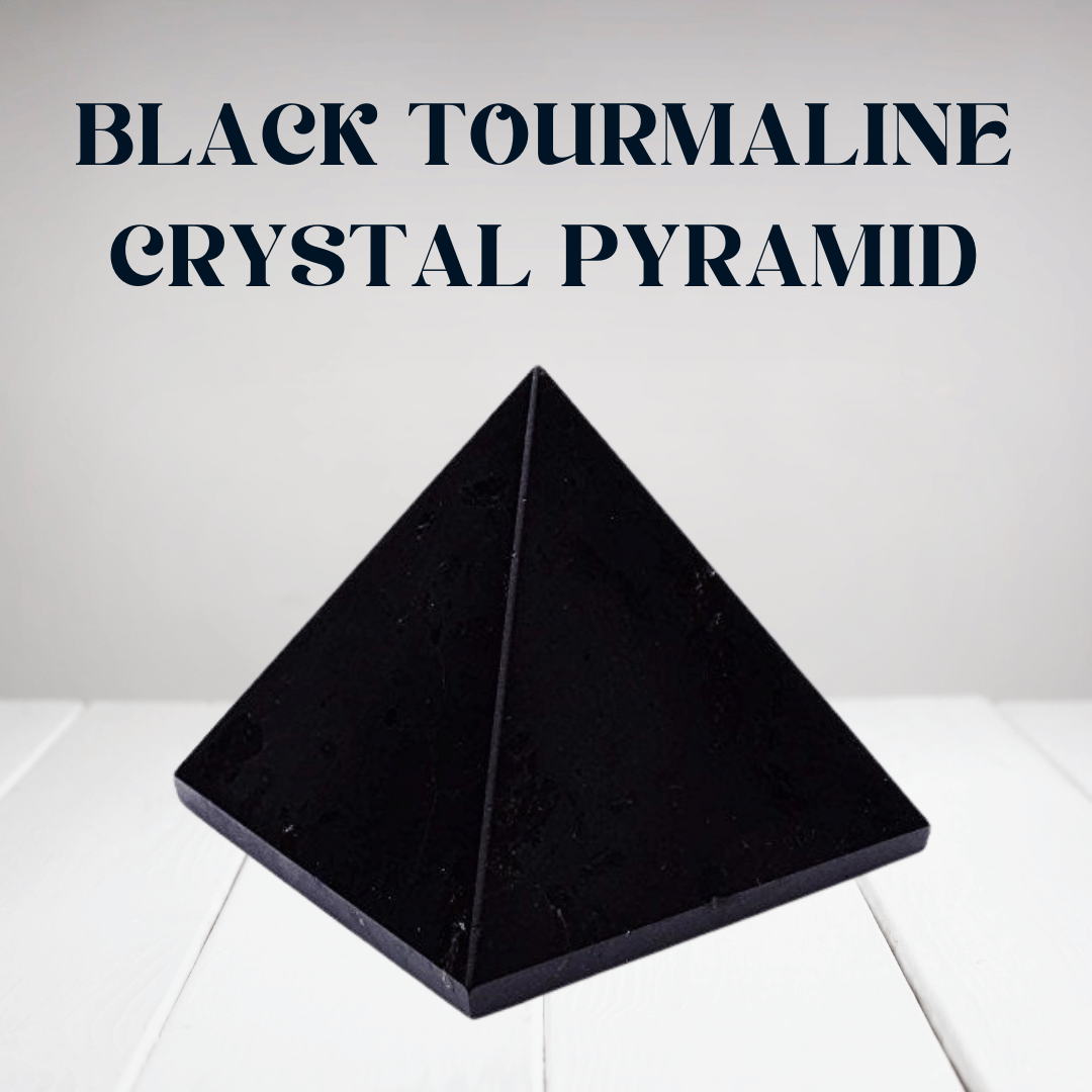 Blood Tourmaline Crystal Pyramid