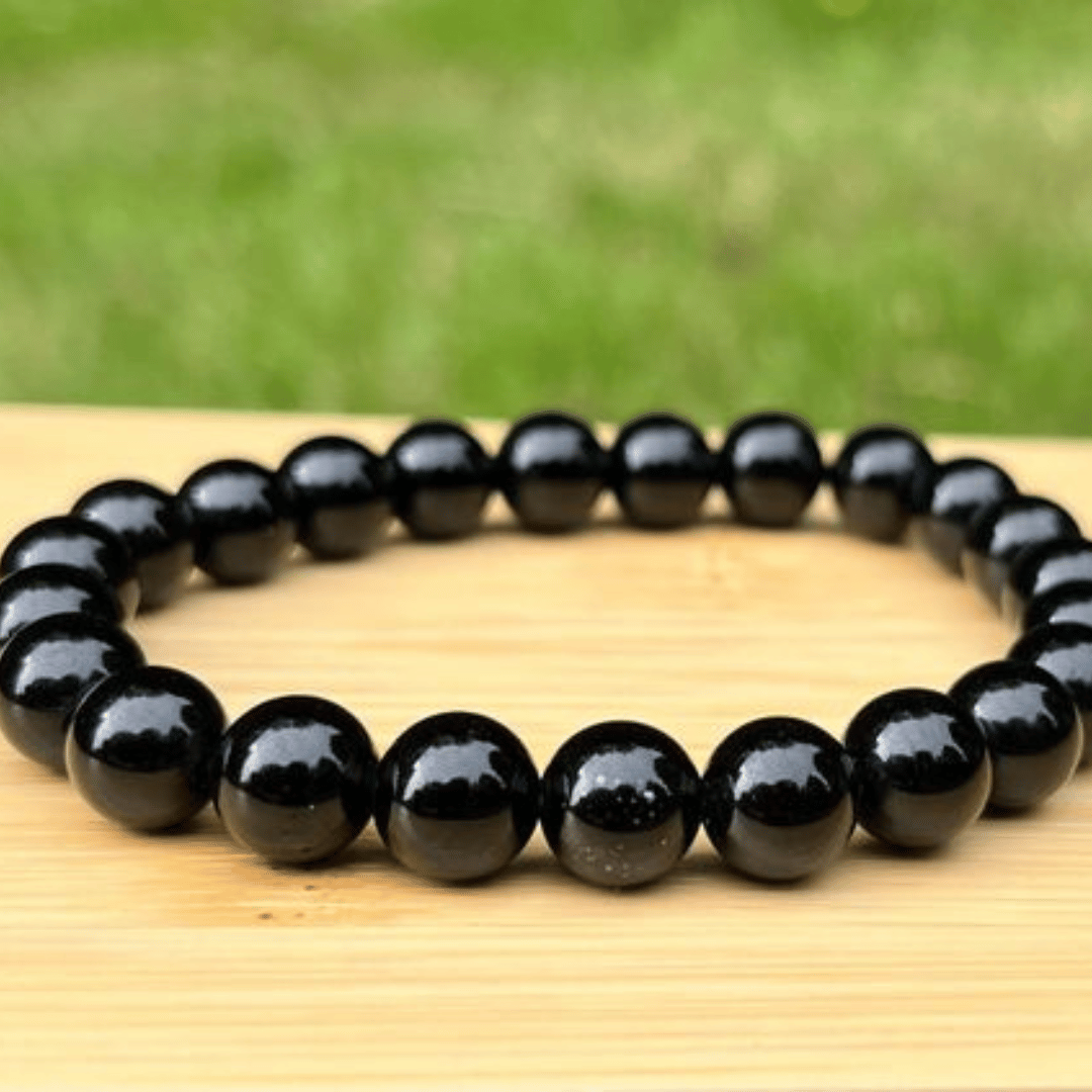Black Obsidian Crystal Bracelet