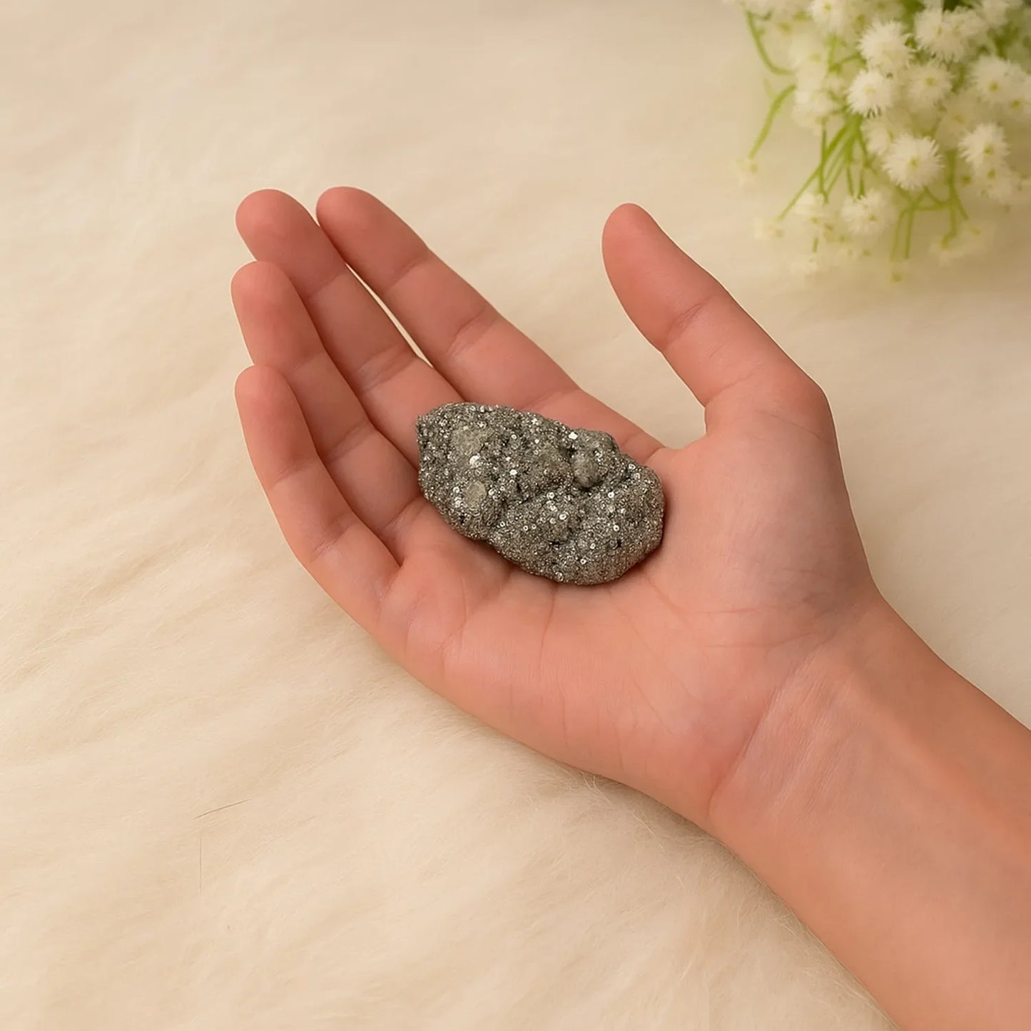 RAW Pyrite Tumble
