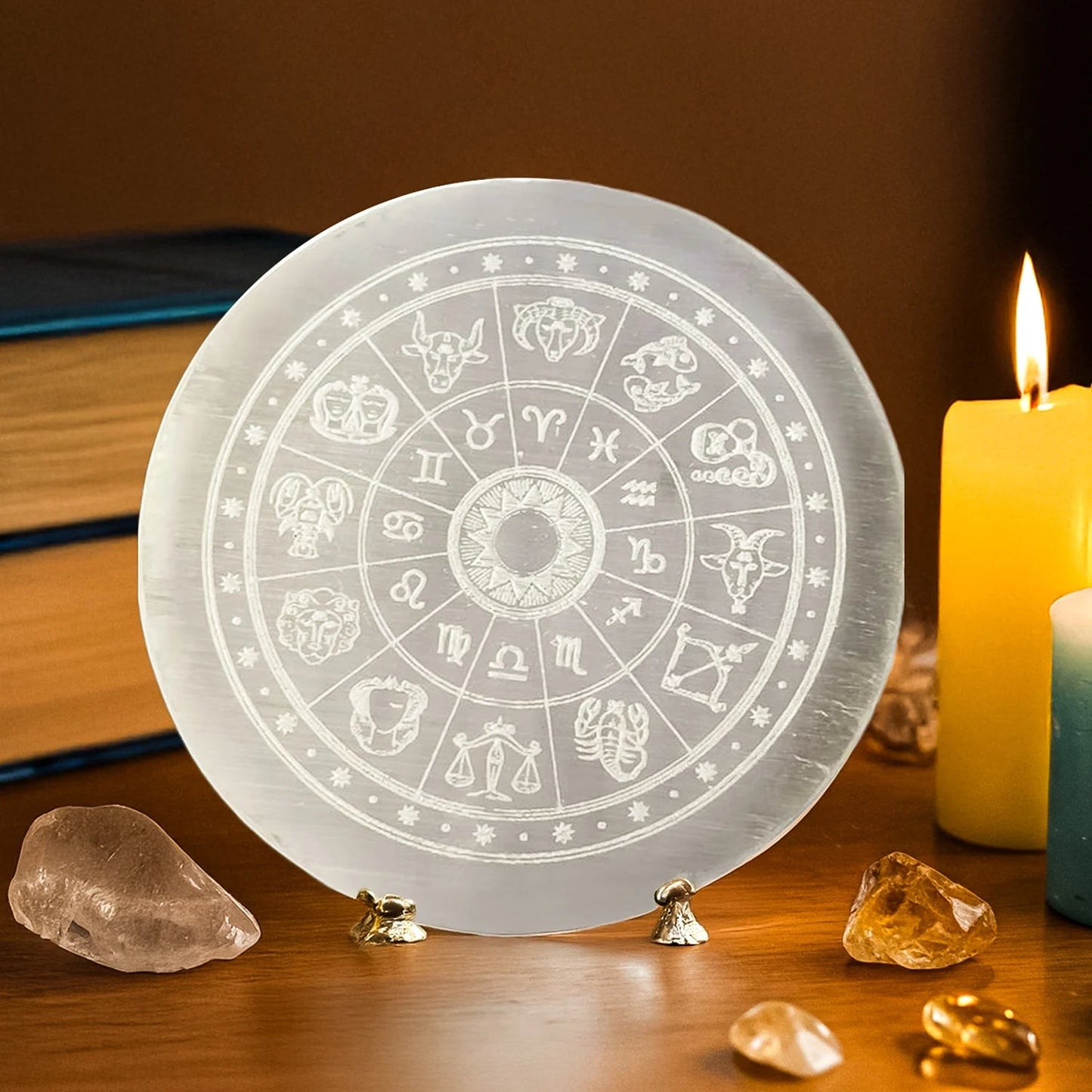 Selenite Crystal Charging Plate