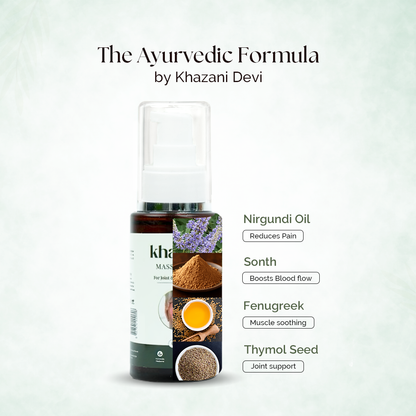Khazani Massage Oil for Joint & Muscle Pain