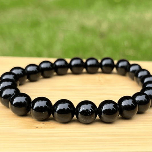 Black Obsidian Crystal Bracelet