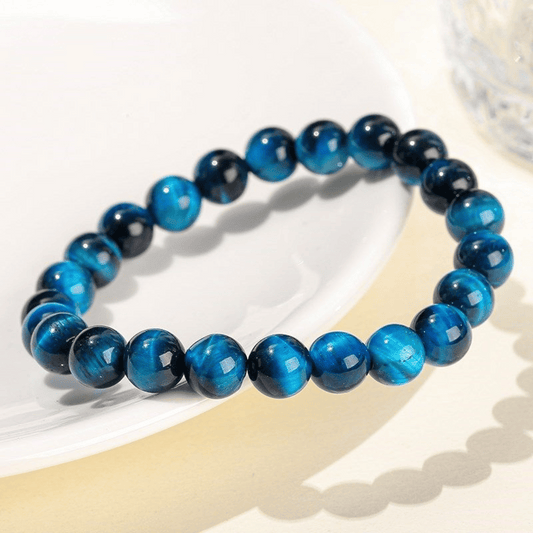 Blue Tiger Eye Crystal Bracelet