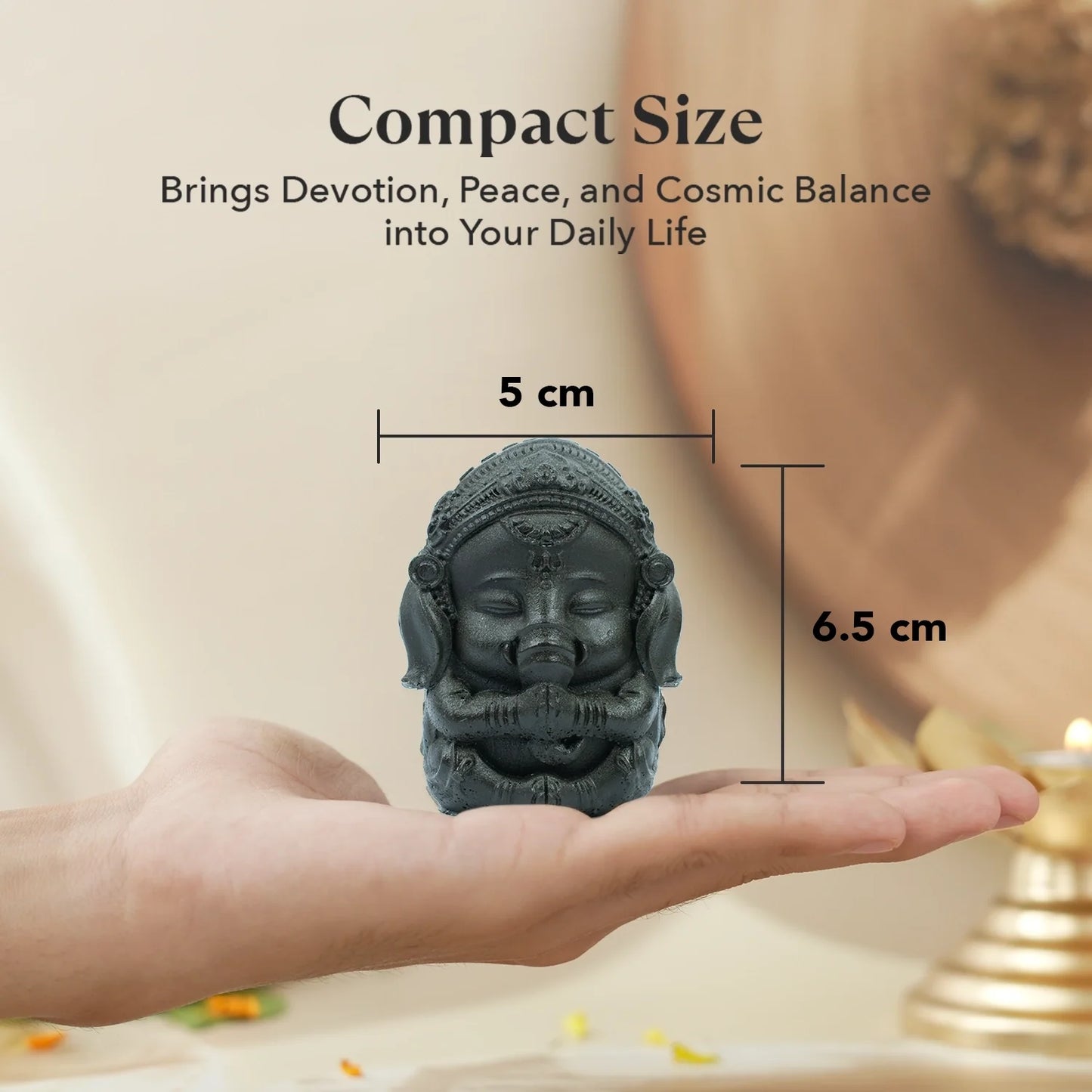 Pyrite Baby Ganesha Murti