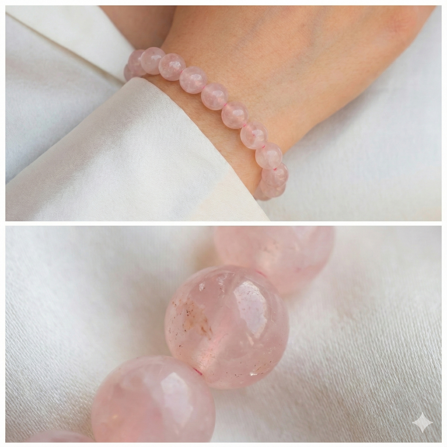 Love Attraction  Bracelet only (Original Rose Quartz)