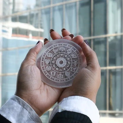 Selenite Crystal Charging Plate