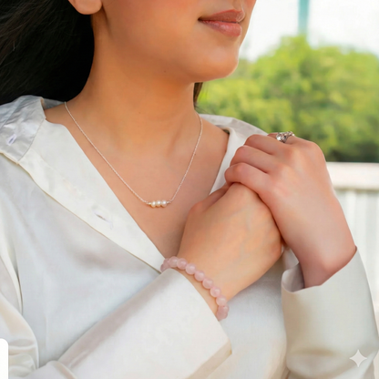 Love Attraction  Bracelet only (Original Rose Quartz)